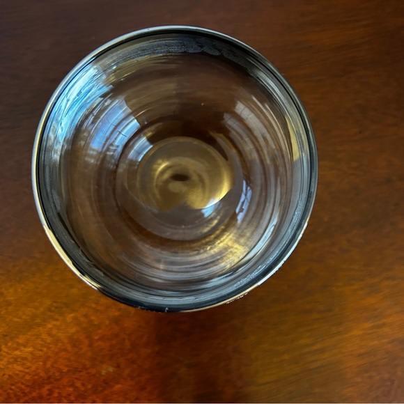 Silver Fade and Embossed Design Roly Poly Glasses with Caddy - Picture 6 of 8